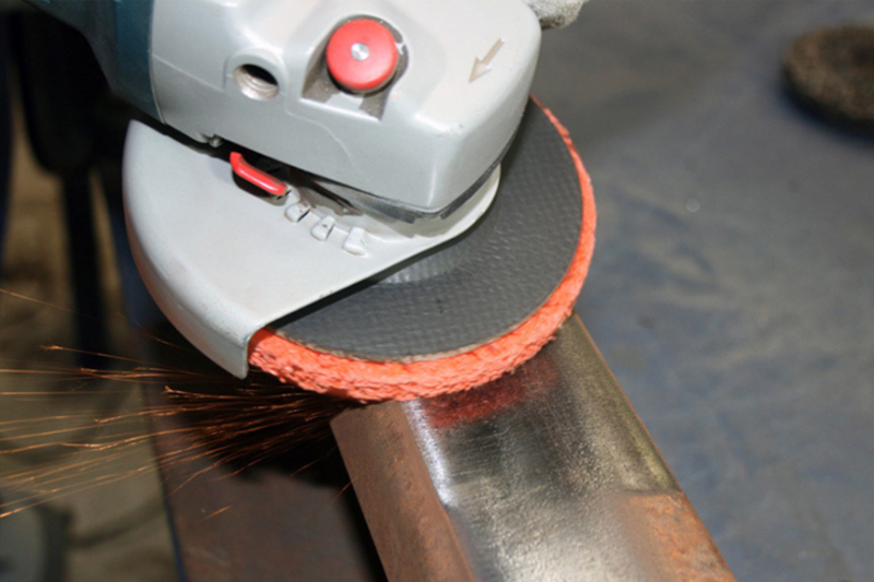 Sanding rust removal 
