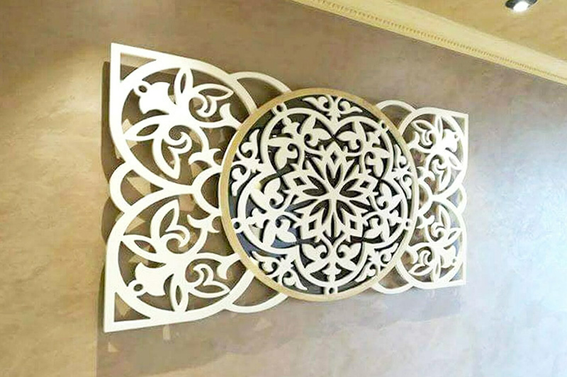 Co2 laser cutting  home decoration