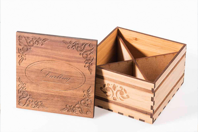 Co2 laser cutting  packing box