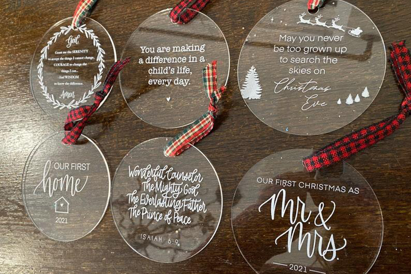 Laser Cut Acrylic Christmas Decoration Laser Cut Acrylic Ideas to Make Money 1