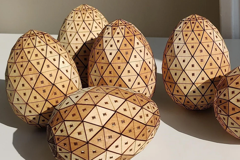 laser cutting Easter eggs Best Wood Laser Cutting Projects 3