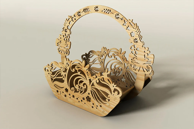 laser cutting Easter baskets Best Wood Laser Cutting Projects 4