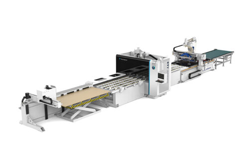 ET7 Labeling CNC Drilling and Cutting Production Line