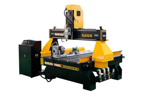 1212 4 Axis Rotary CNC Router with Small Working Table