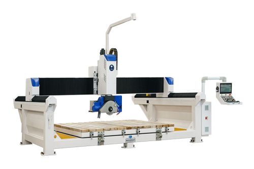 5＋1 CNC Bridge Saw with Blue Elephant System