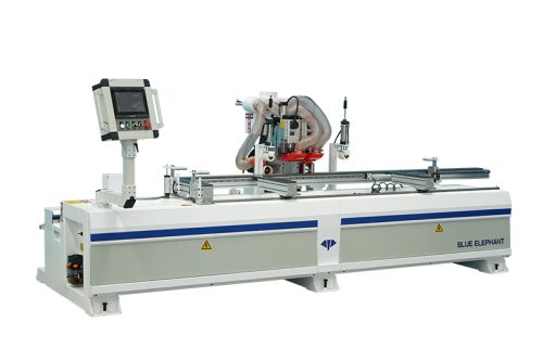 EM2-1028E CNC Door Lock Hole Drilling and Hinge Boring Machine