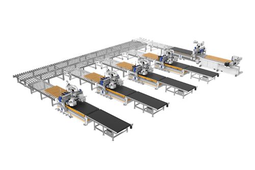 Door Making Assembly Line Furniture Production Solution