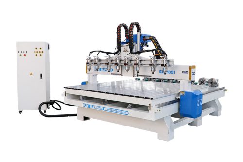1821 8 Spindles CNC Router with Rotary Devices