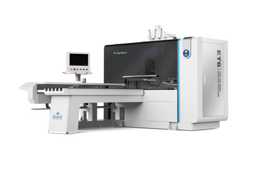 ET6DT 6 Sided CNC Drilling Machine with Double Drill Units