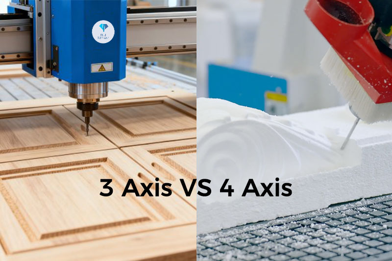 What Is a 4 Axis CNC Router? 2 3 axis cnc vs 4 axis cnc